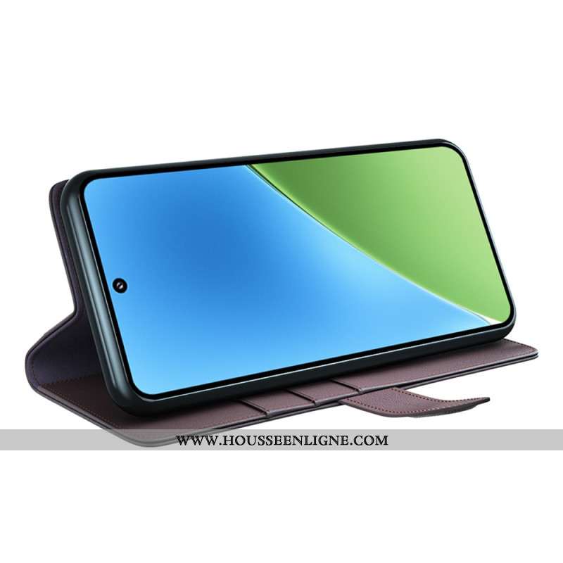 Housse Xiaomi 15 Cuir Véritable