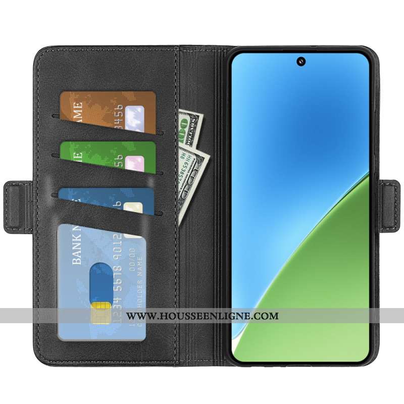 Housse Xiaomi 15 Double Fermoir