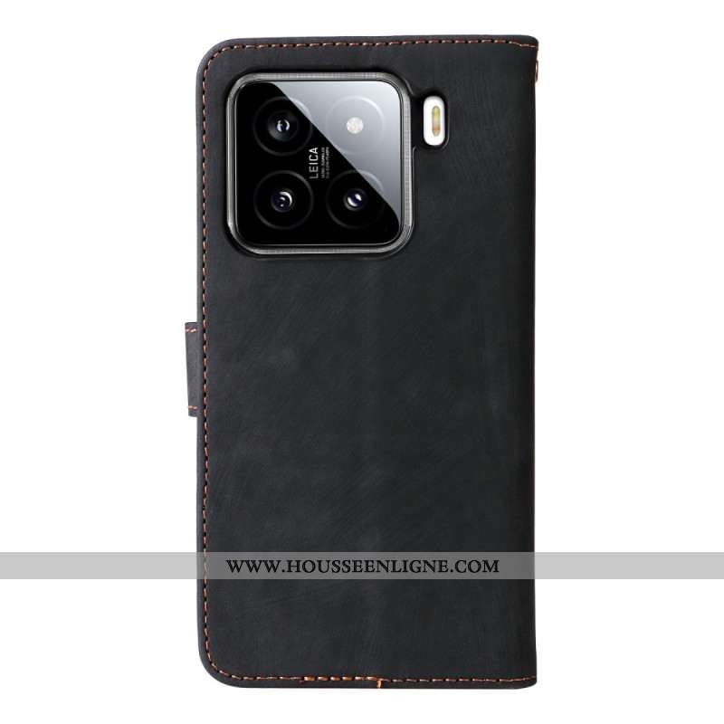 Housse Xiaomi 15 Effet Daim Protection RFID