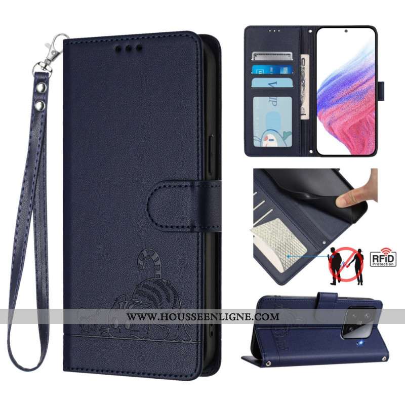 Housse Xiaomi 15 Lanière et Protection RFID