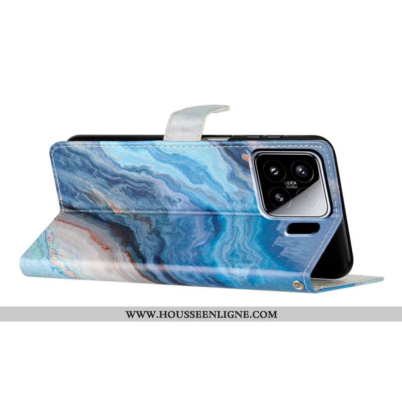 Housse Xiaomi 15 Marbre Bleu