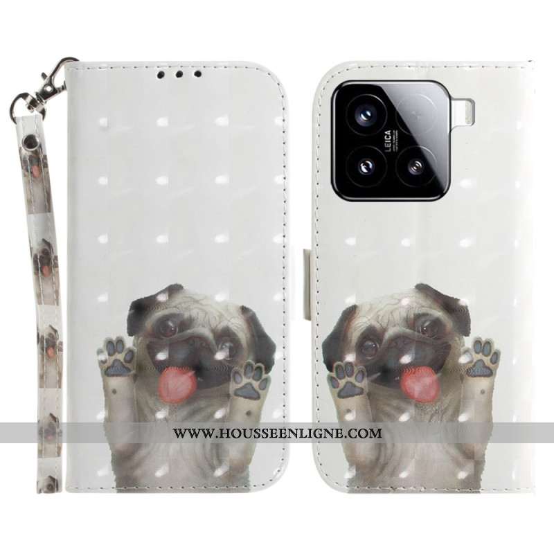 Housse Xiaomi 15 Motif Carlin à Lanière