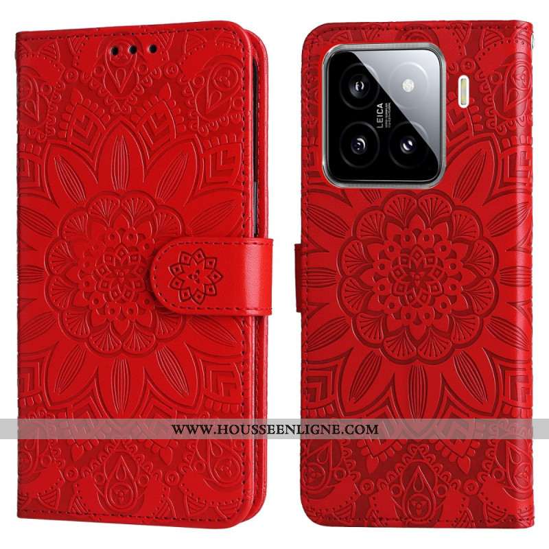 Housse Xiaomi 15 Motif Tournesol