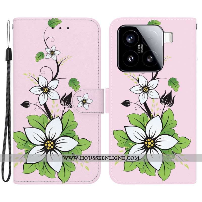Housse Xiaomi 15 Motif de Lys