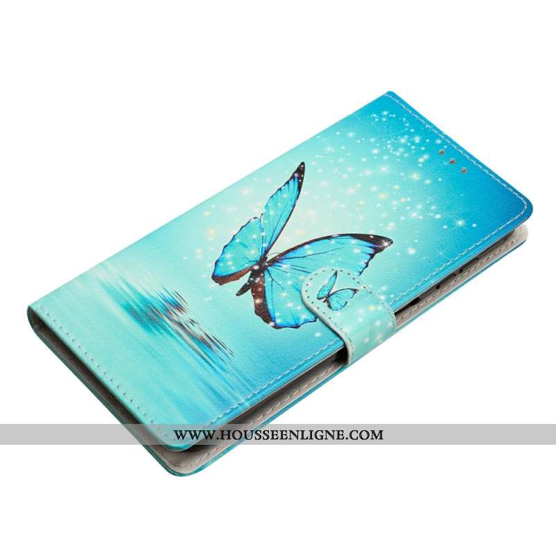 Housse Xiaomi 15 Papillon Bleu en Vol