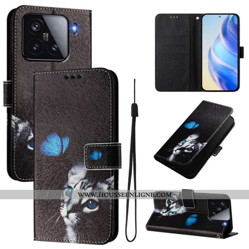 Housse Xiaomi 15 Papillon et Chat