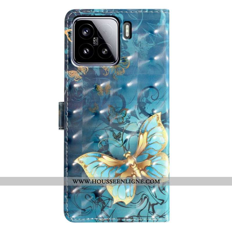 Housse Xiaomi 15 Papillons 3D