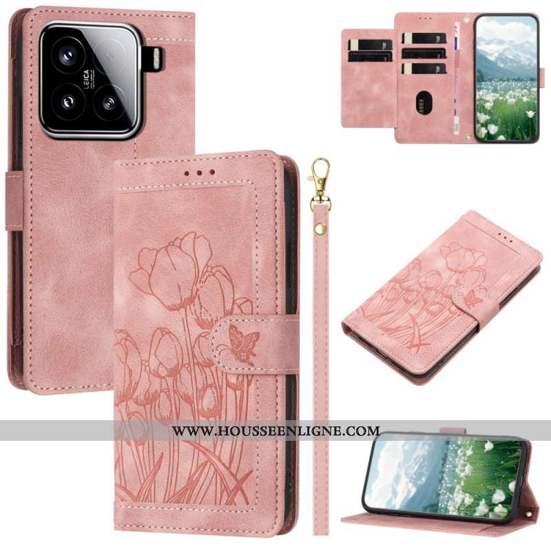 Housse Xiaomi 15 Pissenlits à Lanière