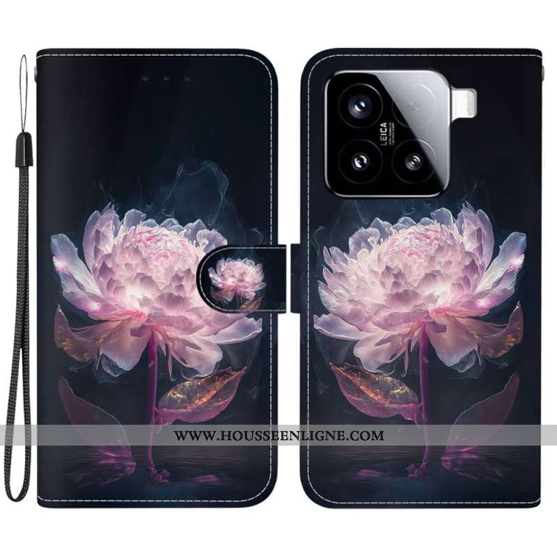 Housse Xiaomi 15 Pivoine Violette