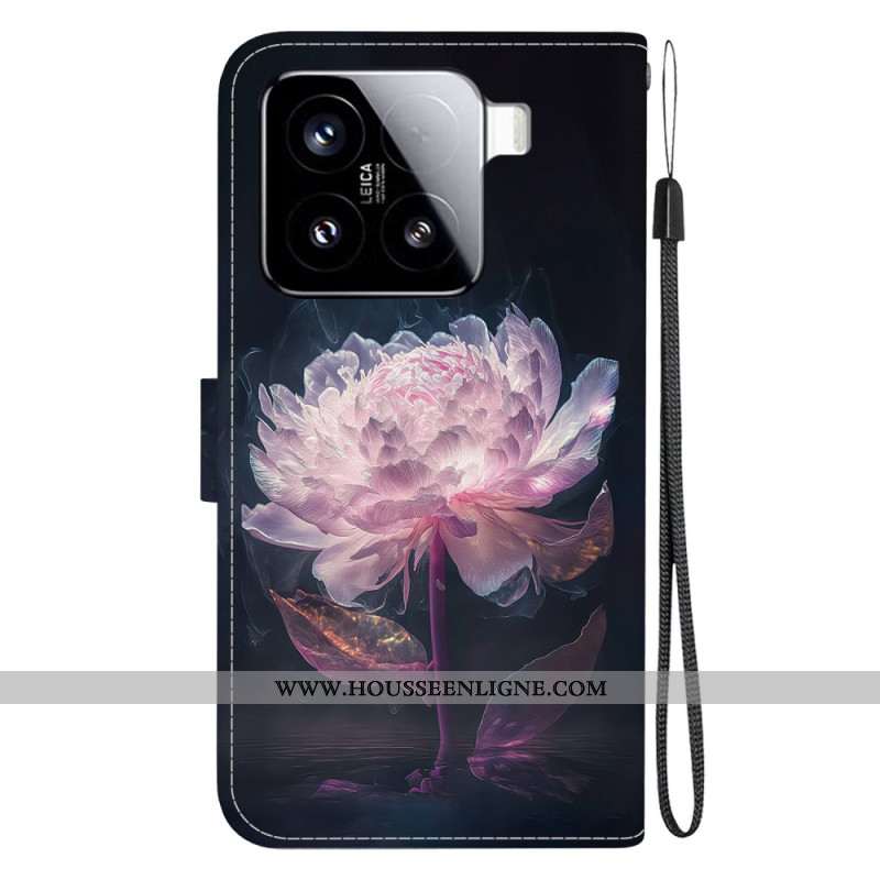 Housse Xiaomi 15 Pivoine Violette