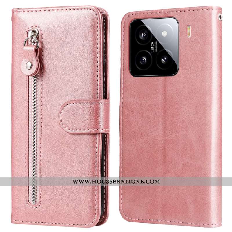 Housse Xiaomi 15 Pochette à Fermeture Éclair