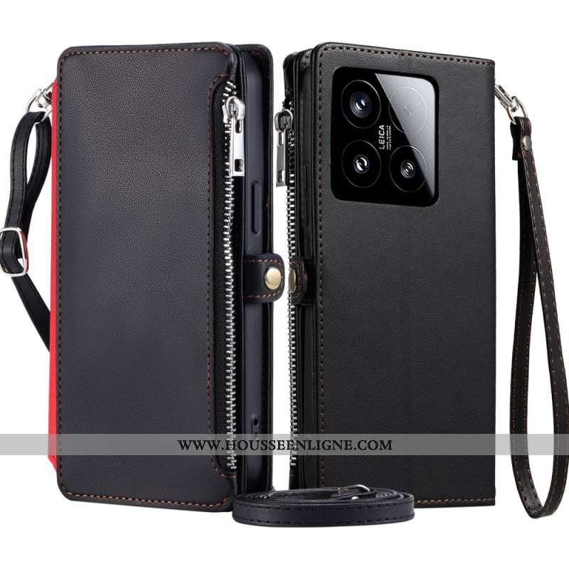 Housse Xiaomi 15 Porte-Monnaie et 8 Porte-Cartes