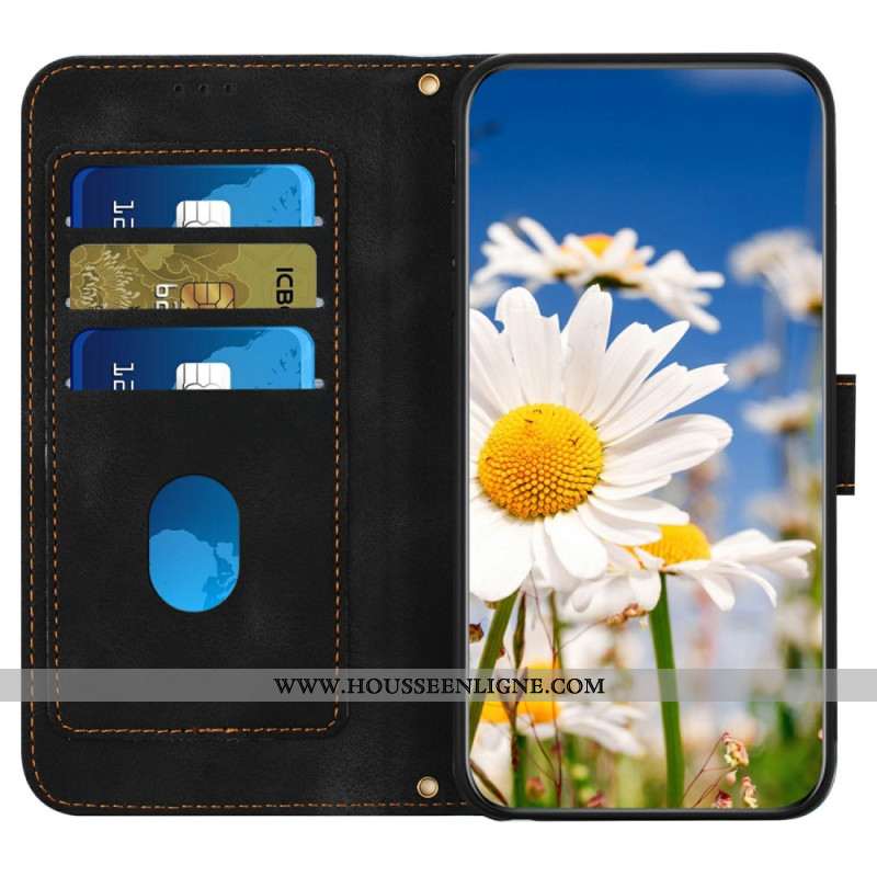 Housse Xiaomi 15 Portefeuille Floral