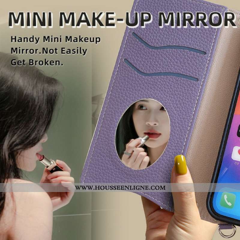 Housse Xiaomi 15 Portefeuille et Chaîne