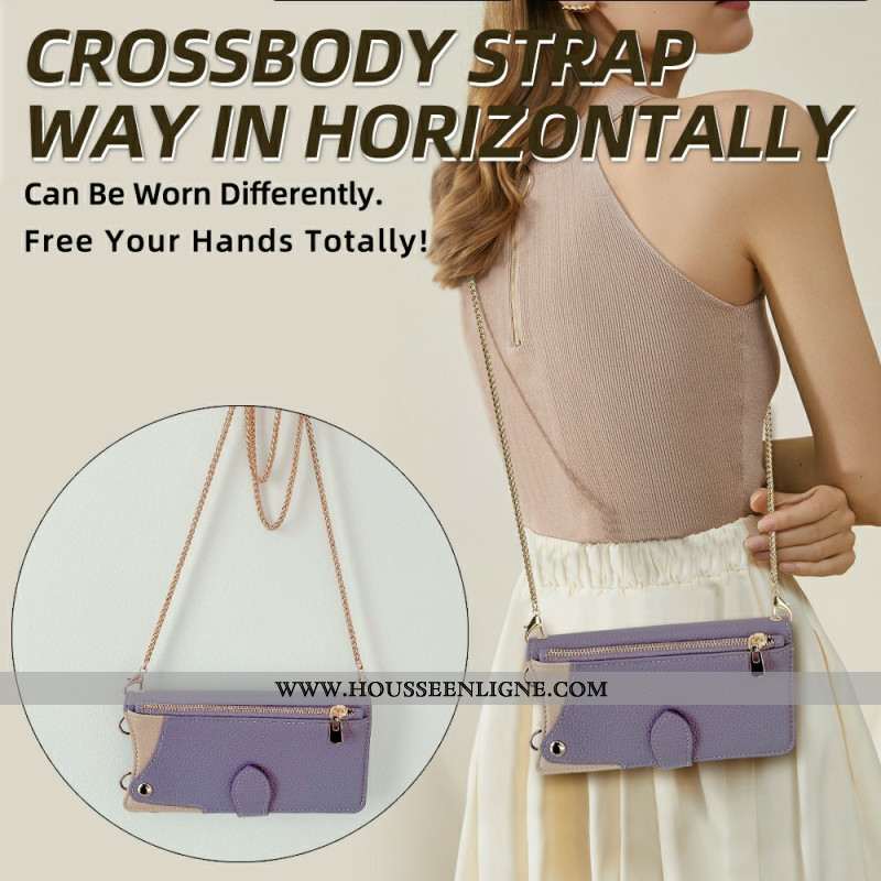 Housse Xiaomi 15 Portefeuille et Chaîne