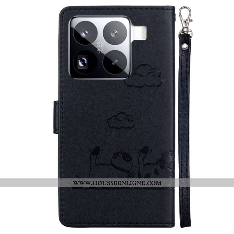 Housse Xiaomi 15 Pro Blocage RFID Scène de Chats