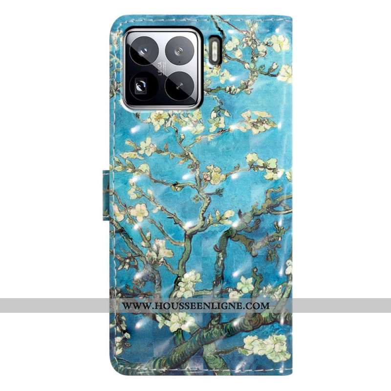 Housse Xiaomi 15 Pro Branches Fleuries 3D