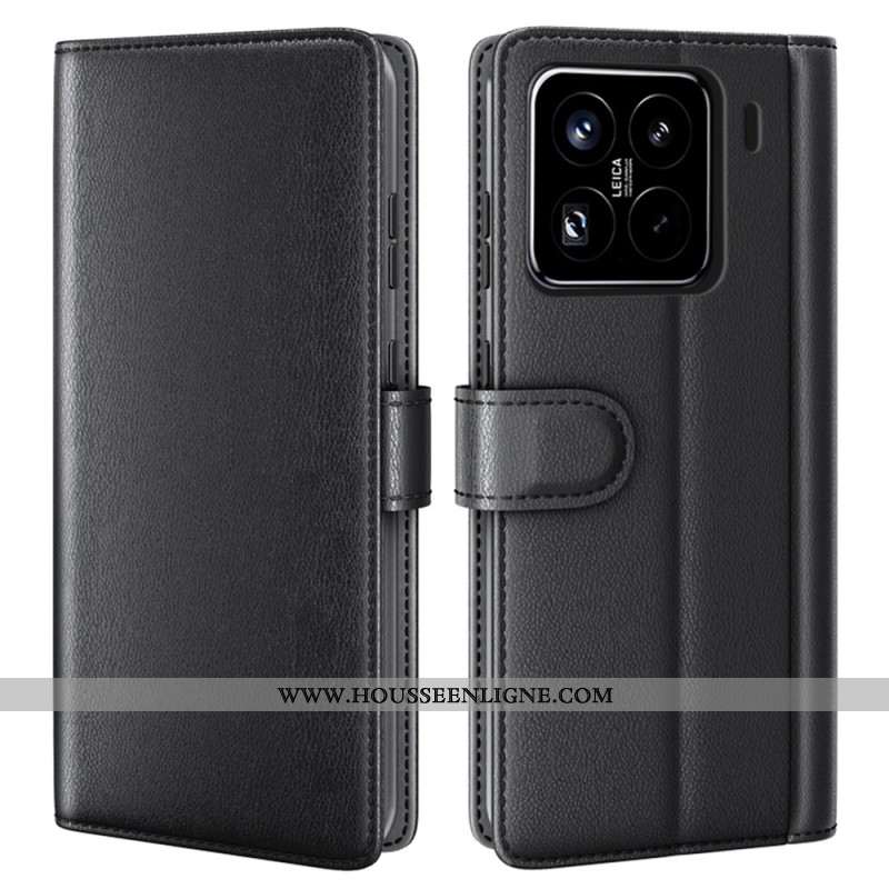 Housse Xiaomi 15 Pro Cuir Véritable