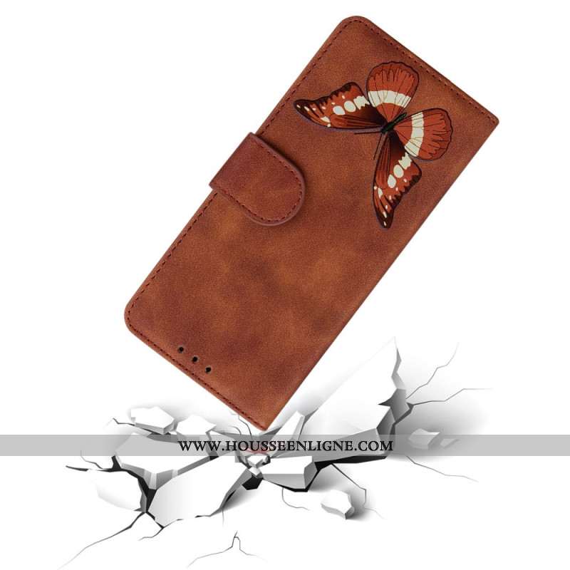 Housse Xiaomi 15 Pro Effet Daim Papillon