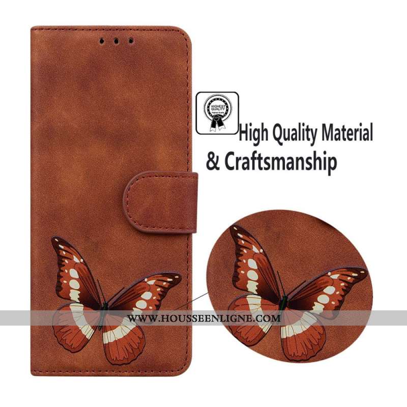 Housse Xiaomi 15 Pro Effet Daim Papillon