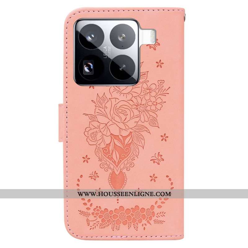 Housse Xiaomi 15 Pro Effet Daim Rose