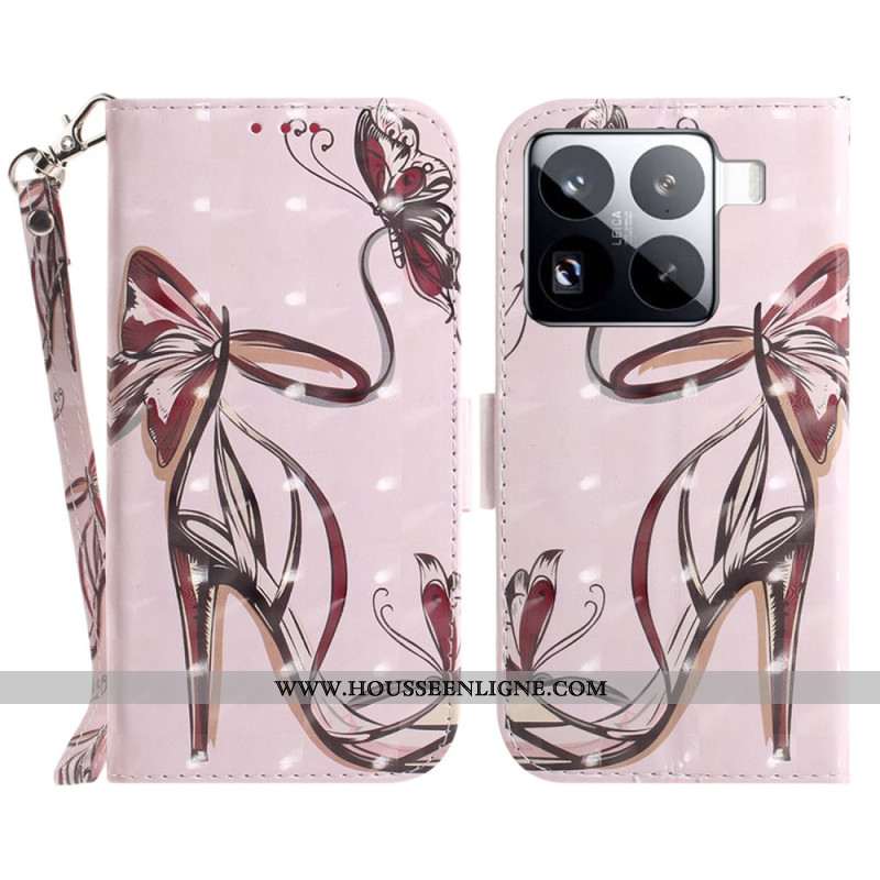 Housse Xiaomi 15 Pro Escarpin à Lanière