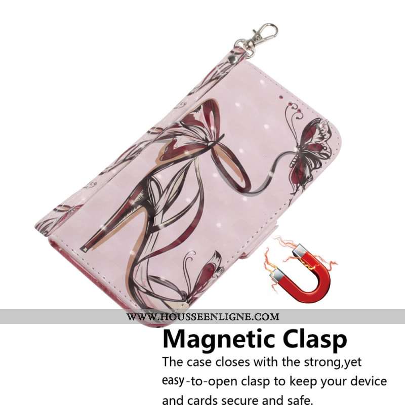 Housse Xiaomi 15 Pro Escarpin à Lanière