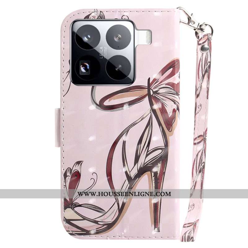 Housse Xiaomi 15 Pro Escarpin à Lanière