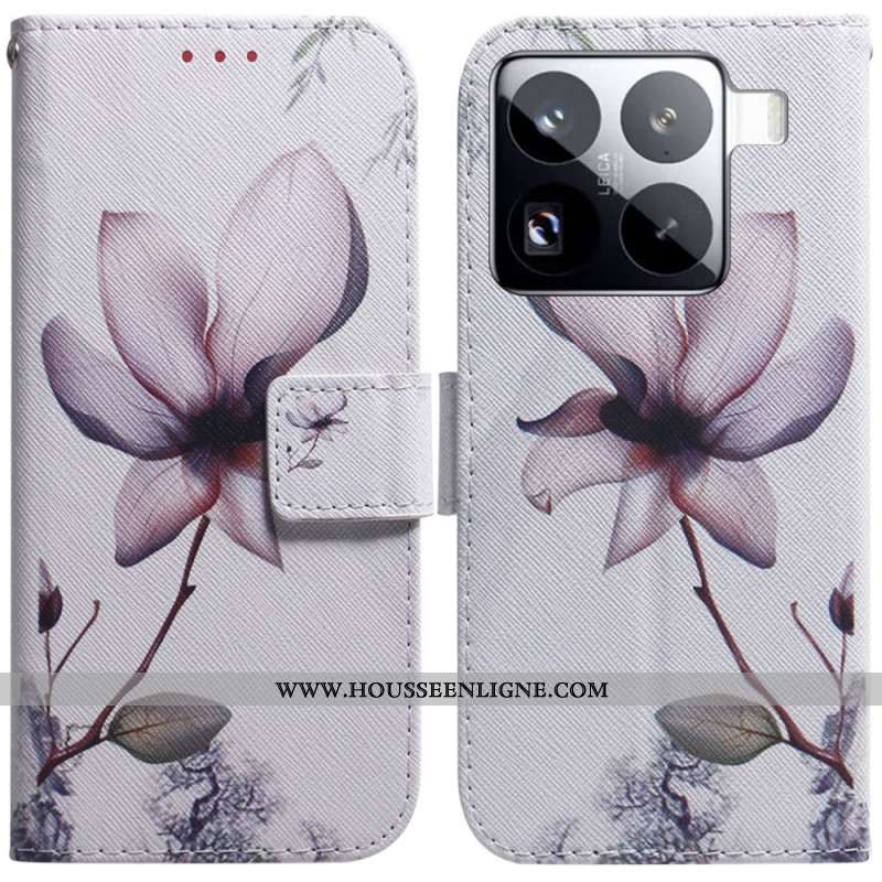Housse Xiaomi 15 Pro Fleur Rose