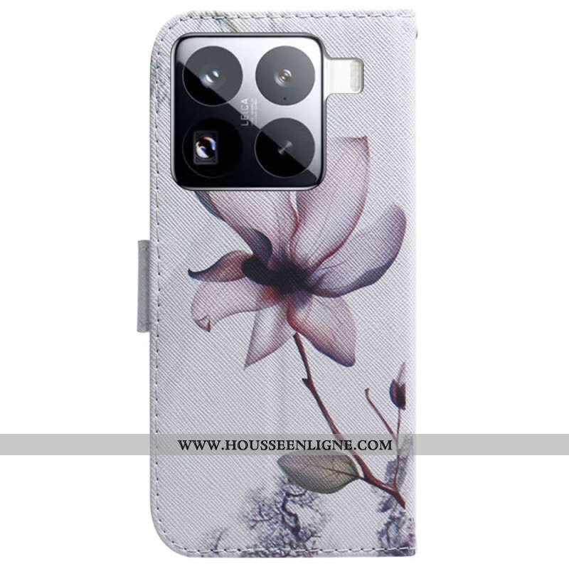 Housse Xiaomi 15 Pro Fleur Rose