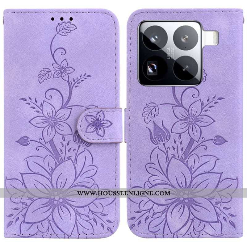 Housse Xiaomi 15 Pro Fleurs de Lys