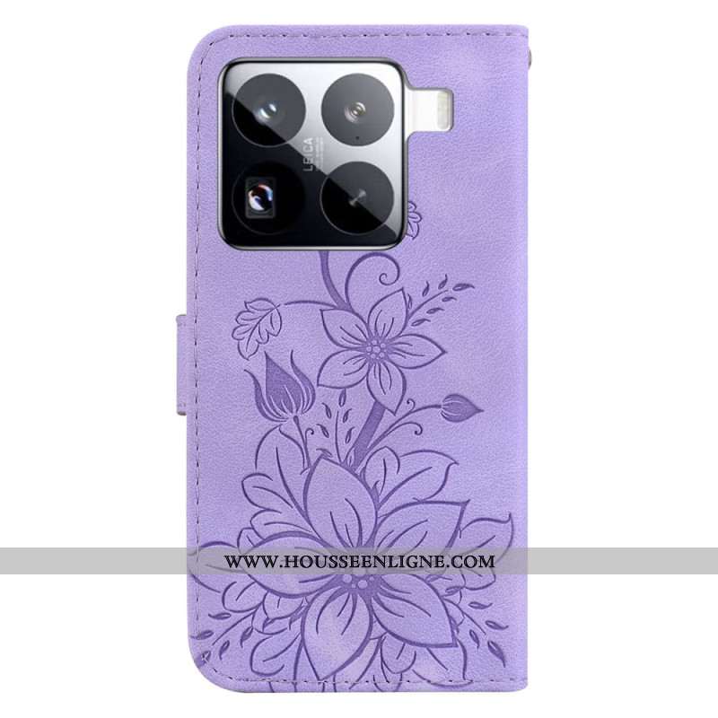 Housse Xiaomi 15 Pro Fleurs de Lys