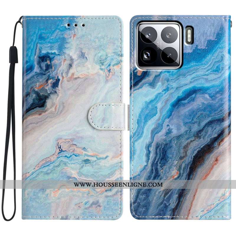 Housse Xiaomi 15 Pro Marbre Bleu