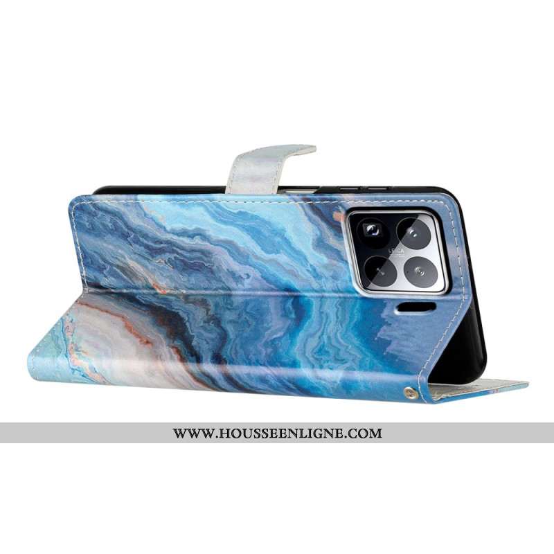 Housse Xiaomi 15 Pro Marbre Bleu