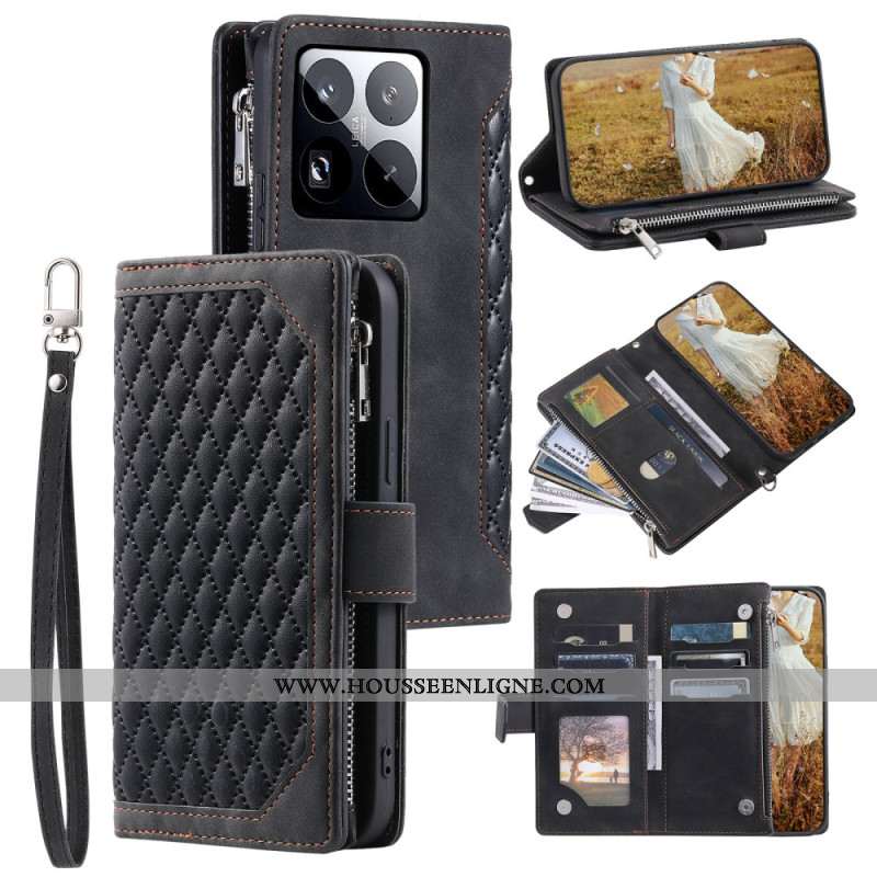 Housse Xiaomi 15 Pro Matelassée Multifonctionelle