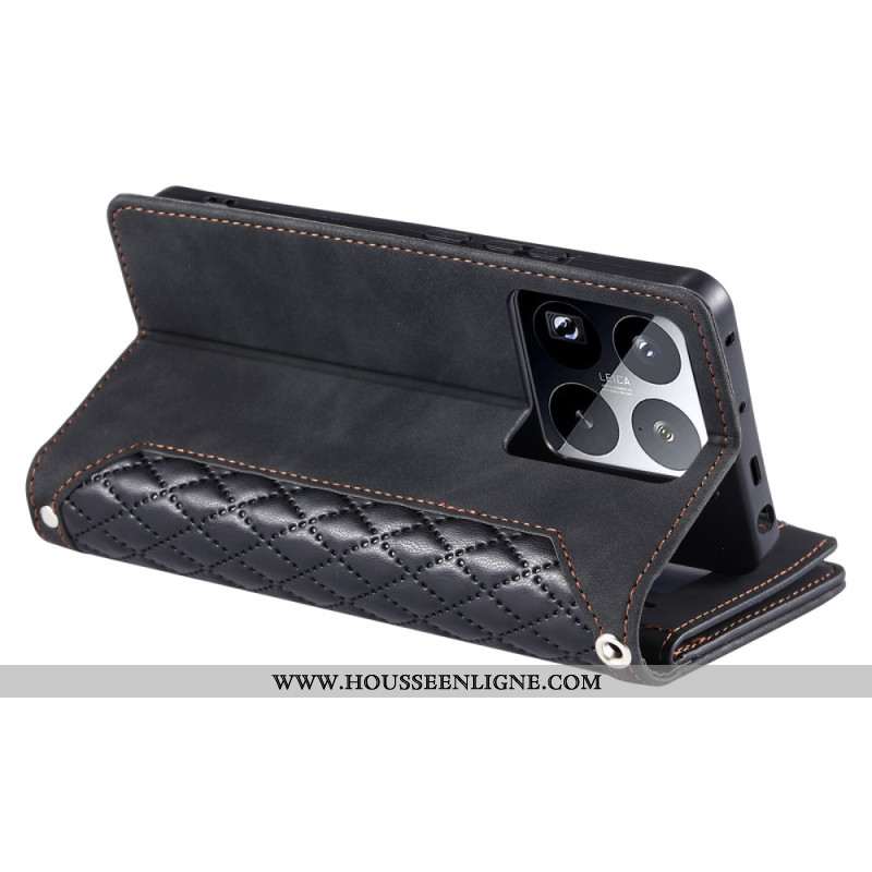 Housse Xiaomi 15 Pro Matelassée Multifonctionelle