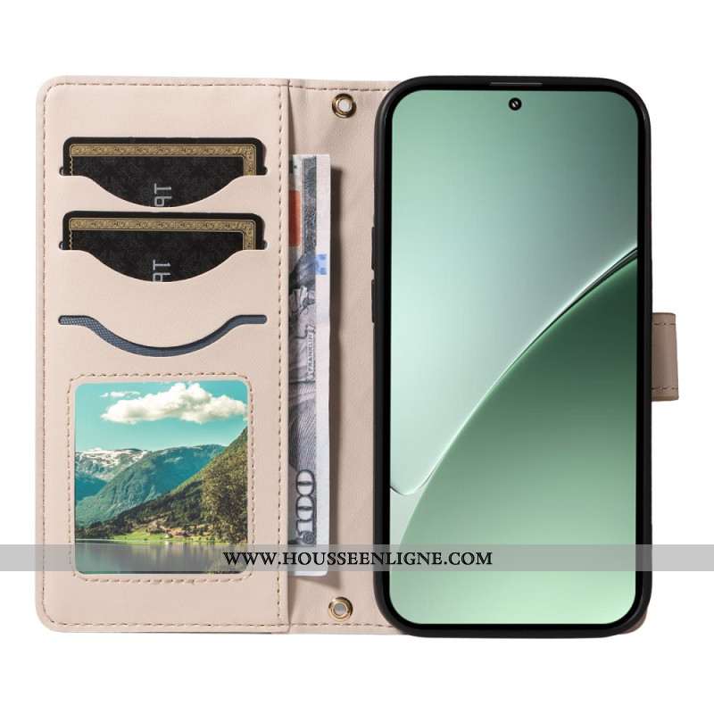 Housse Xiaomi 15 Pro Matelassée avec Lanière et Bandoulière