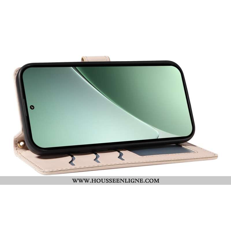 Housse Xiaomi 15 Pro Matelassée avec Lanière et Bandoulière