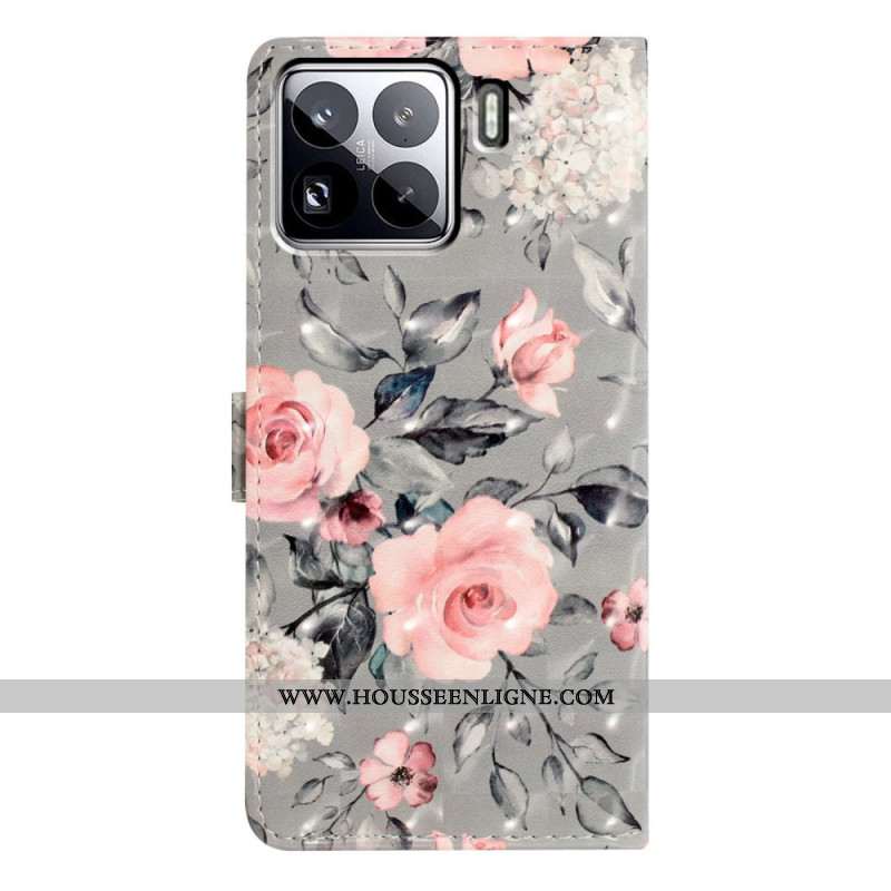 Housse Xiaomi 15 Pro Motif Floral 3D