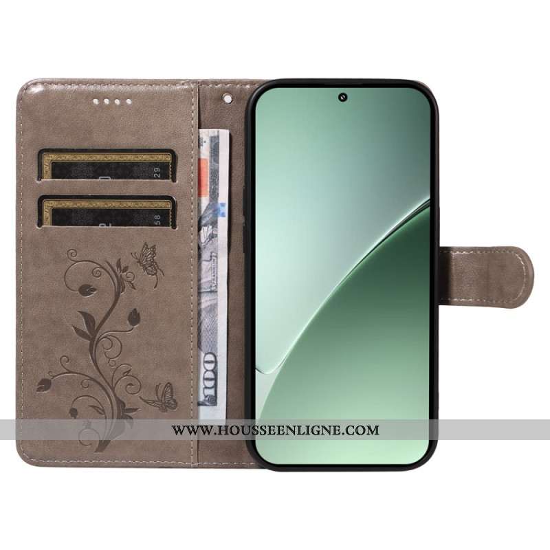 Housse Xiaomi 15 Pro Motif Floral et Papilllons