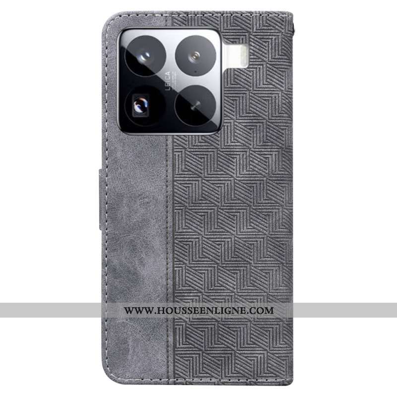 Housse Xiaomi 15 Pro Motif Tissé