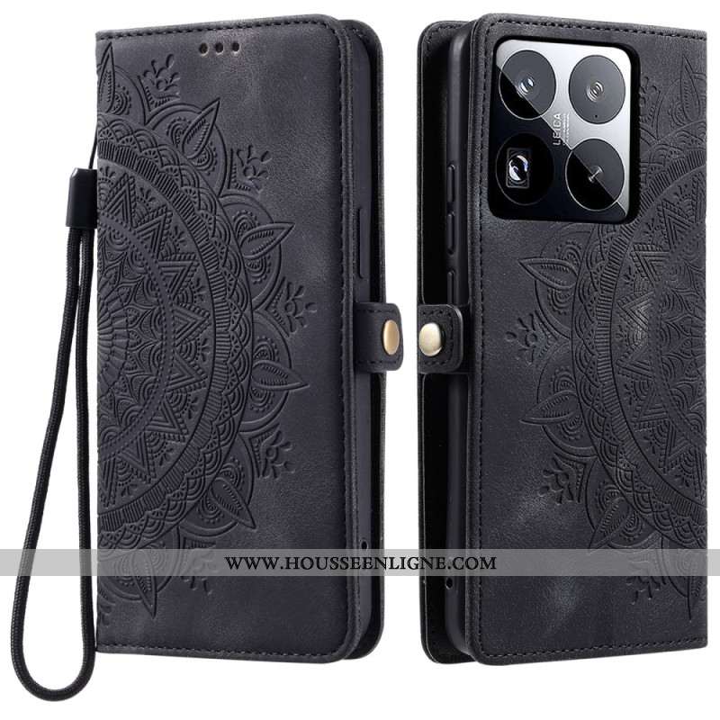 Housse Xiaomi 15 Pro Motif Totem à Lanière