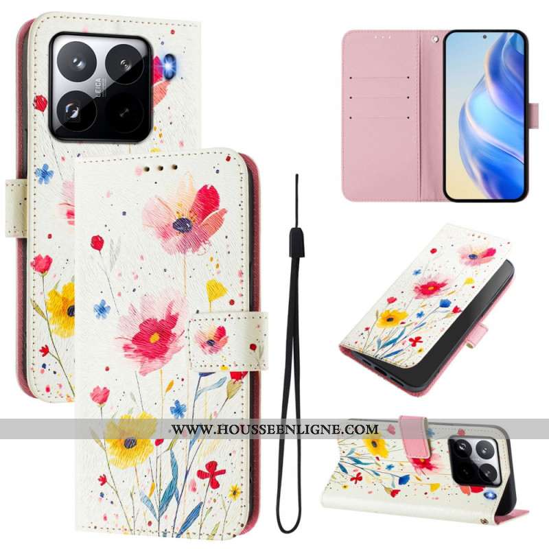 Housse Xiaomi 15 Pro Motif floral