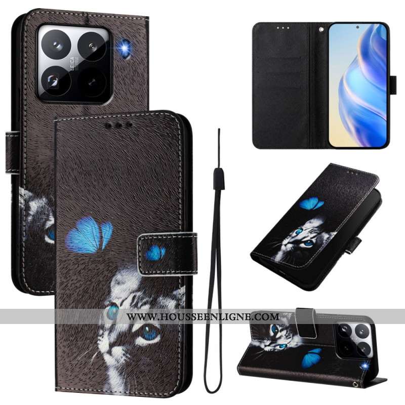 Housse Xiaomi 15 Pro Papillon et Chat