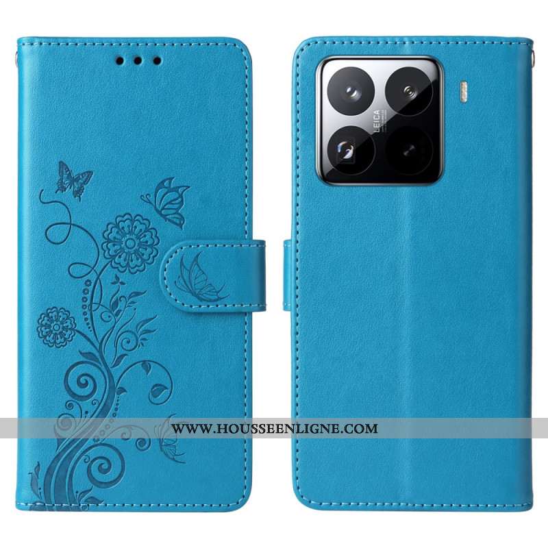 Housse Xiaomi 15 Pro Papillons et Fleurs