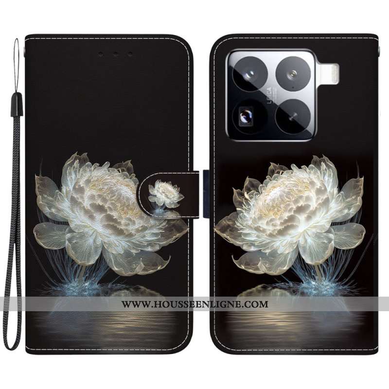 Housse Xiaomi 15 Pro Pivoine Crystal