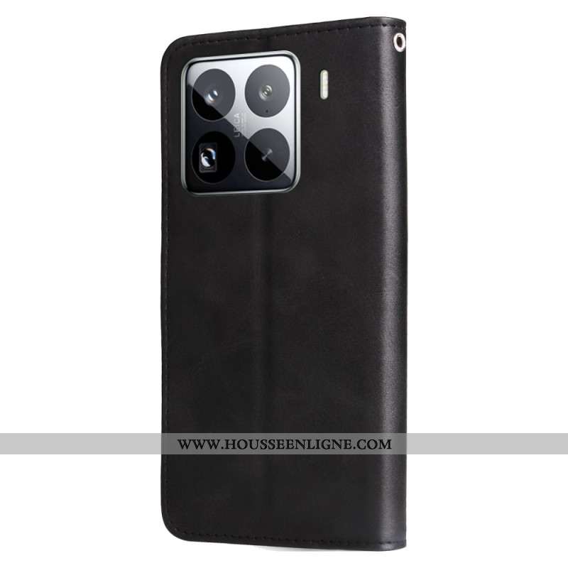 Housse Xiaomi 15 Pro Portefeuille Zippé