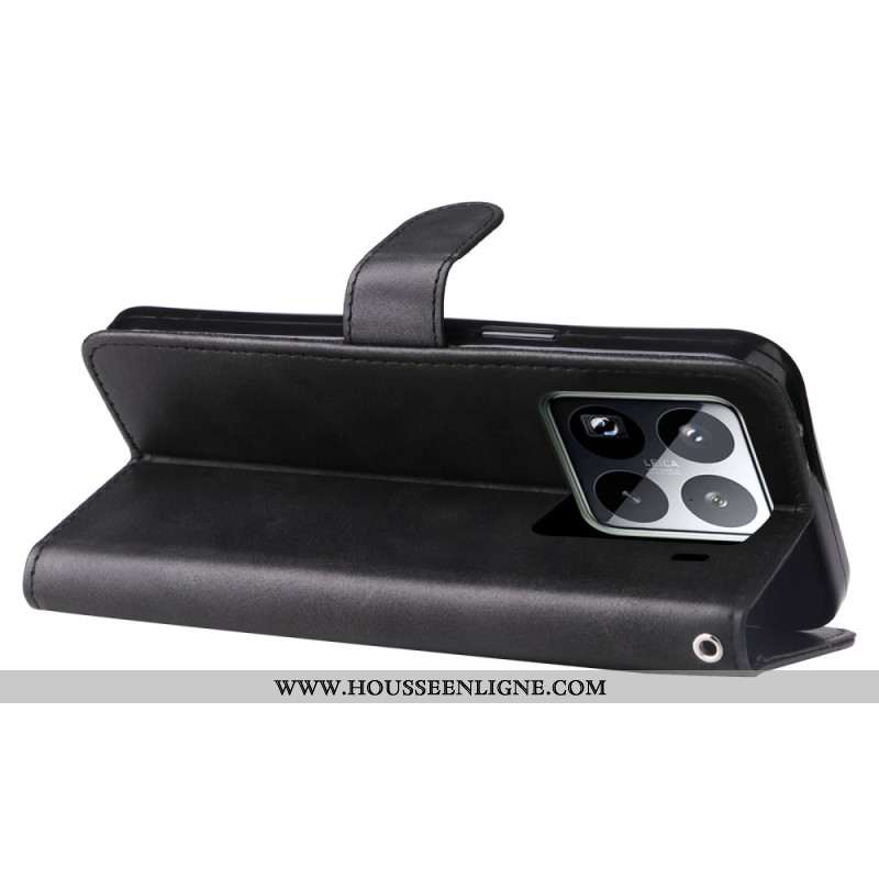 Housse Xiaomi 15 Pro Portefeuille Zippé