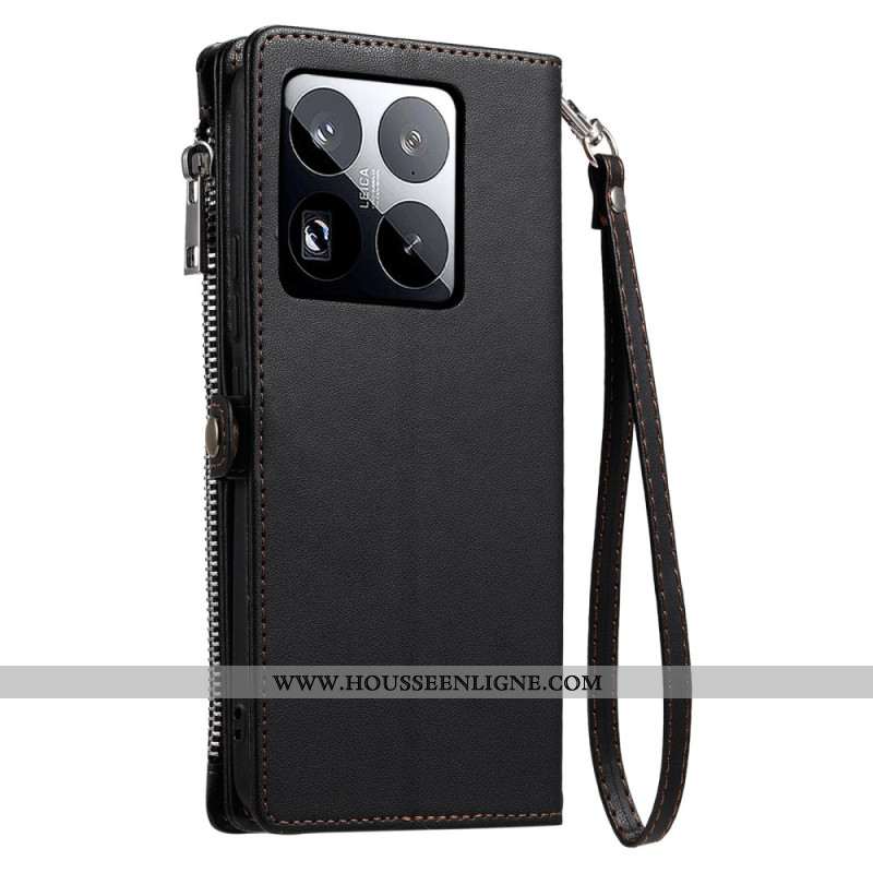 Housse Xiaomi 15 Pro Premium à Lanière et Bandoulière