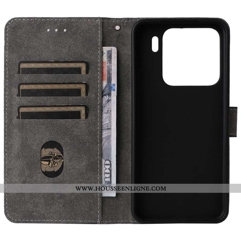 Housse Xiaomi 15 Pro Protection RFID Effet Daim